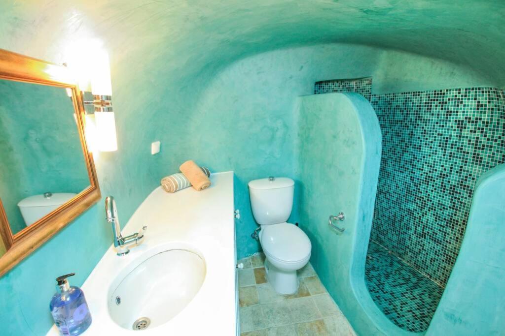 Dionyssos Cave House Villa Oía Buitenkant foto